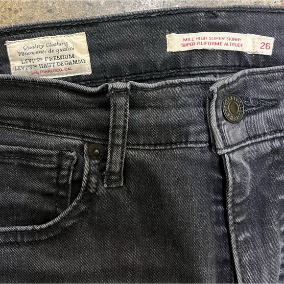 Levi’s 720 Mile High Super Skinny Jeans - Size 26 - Picture 4 of 5